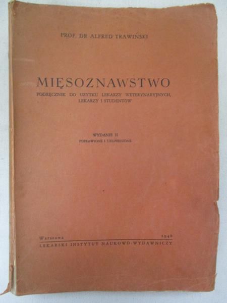 Mięsoznawstwo, 1948 r.