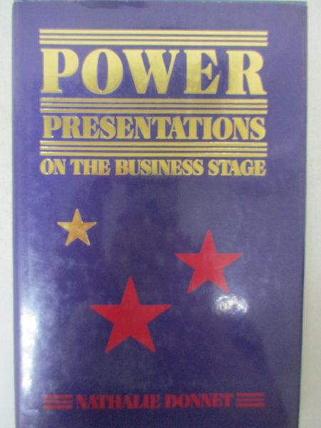 Power Presententation on the Business Stage