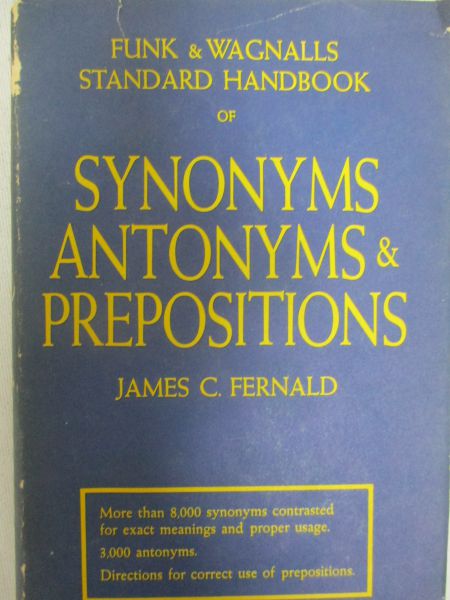 Synonyms, Antonyms & Prepositions