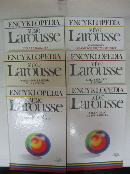 Encyklopedia Memo Larousse, t. I-III, V-VI, VIII