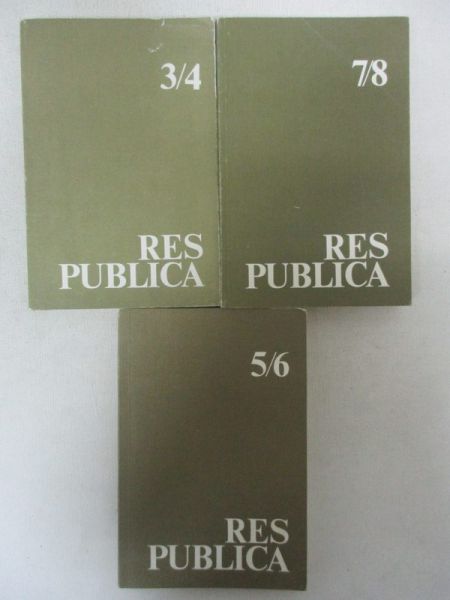 Król Marcin - Res Publica  Nr 5/6,  3/4 , 7/8