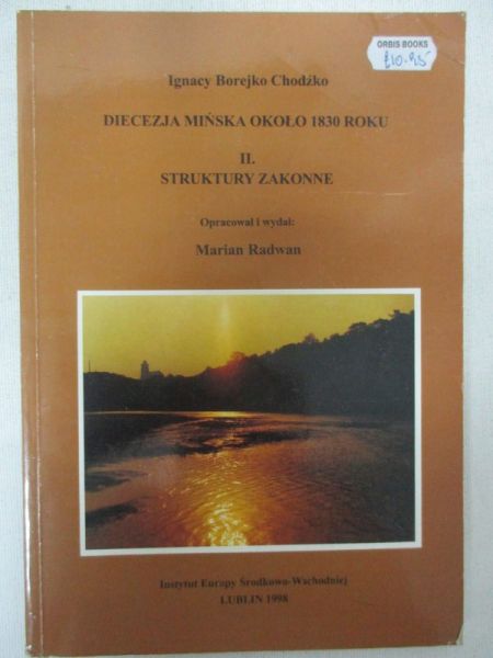 Chodźko Ignacy Borejko - Diecezja mińska około 1830 roku