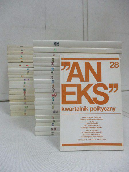 "Aneks" –  Kwartalnik polityczny - Komplet numerów 1 – 53