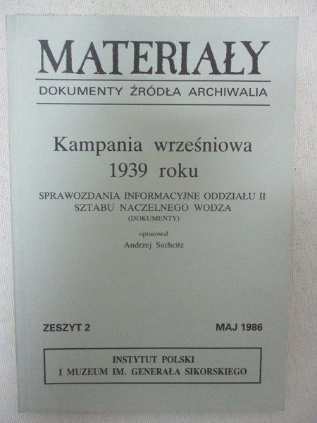 Suchcitz Andrzej (oprac.) - Kampania wrześniowa 1939 roku