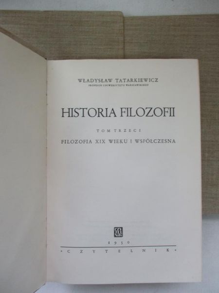 Historia Filozofii Tom I-III