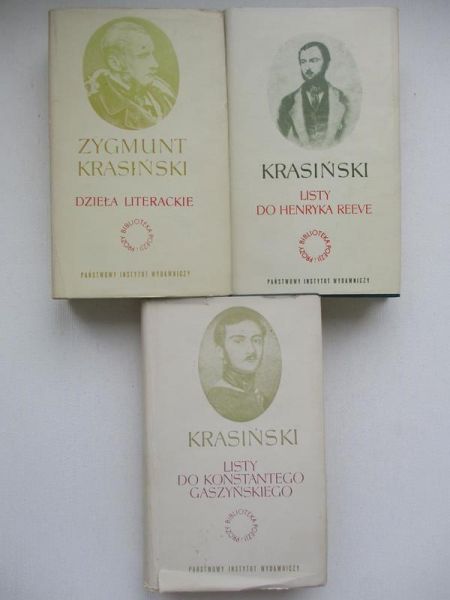 Listy do Konstantego Gaszyńskiego / Listy do Henryka Reeve / dzieła literackie