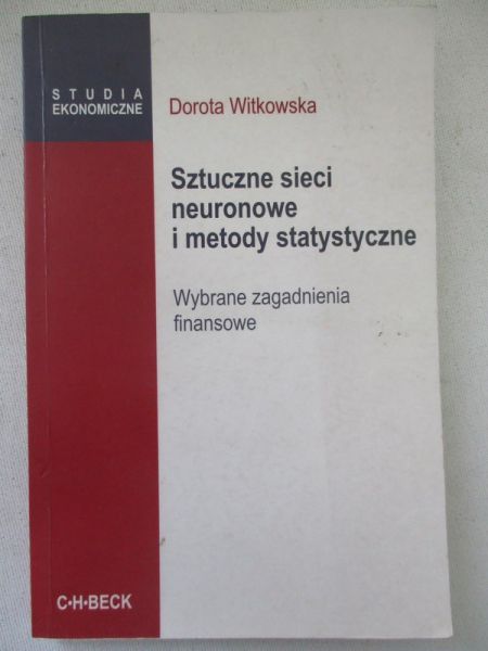 Sztuczne sieci neuronowe i metody statystyczne