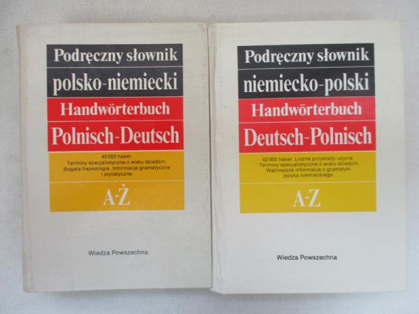 Chodera Jan - Podręczny słownik: polsko-niemiecki, niemiecko-polski, 2 książki