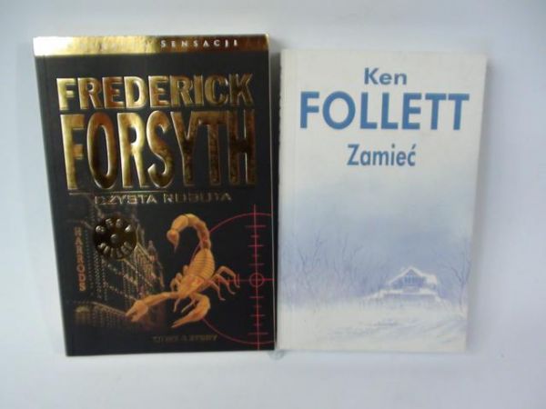 Follett,  - Zamieć, Czysta robota, 2 książki