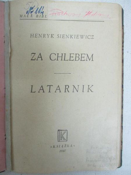 Za chlebem, Latarnik, 1947 r.