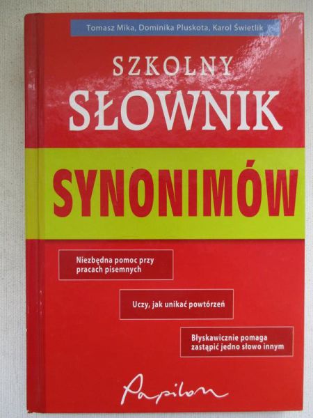 Szkolny słownik synonimów