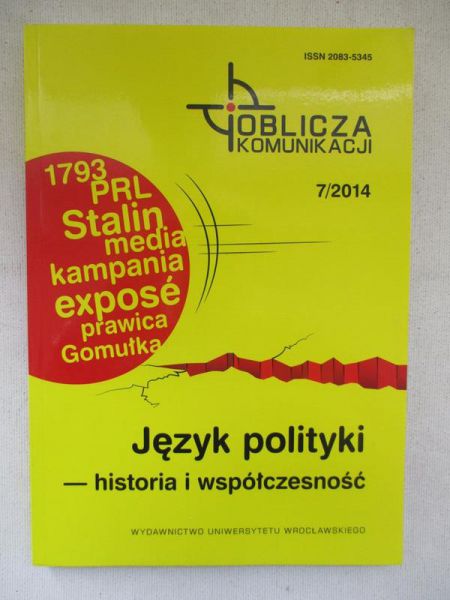 Oblicza komunikacji 7. Język polityki-historia i współczesność