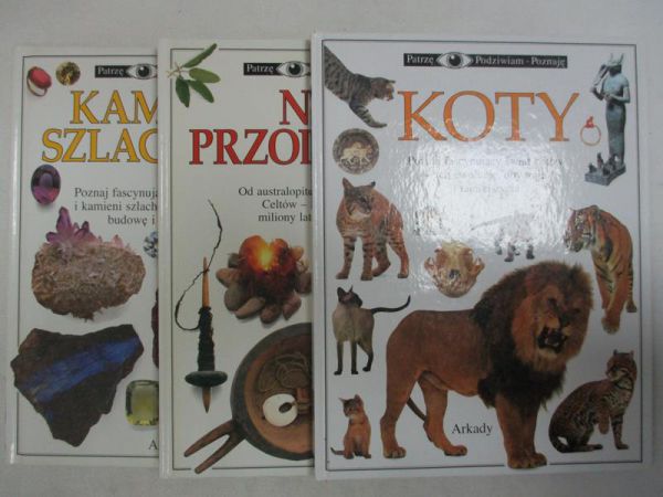 Patrzę. Podziwiam. Poznaję, 3 książki