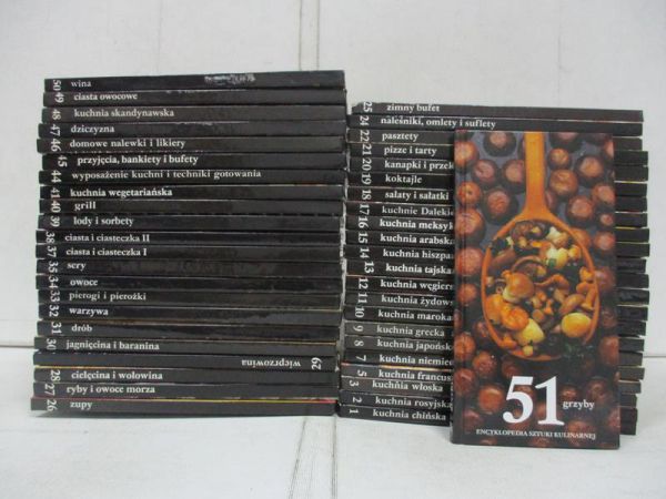Encyklopedia Sztuki Kulinarnej, 45 części