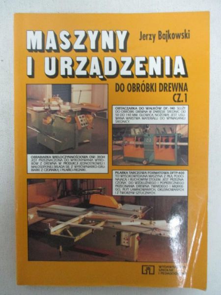 Maszyny i urzadzenia do obróbki drewna cz. 1
