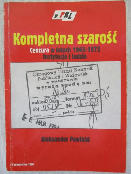 Pawlicki Aleksander - Kompletna szarość