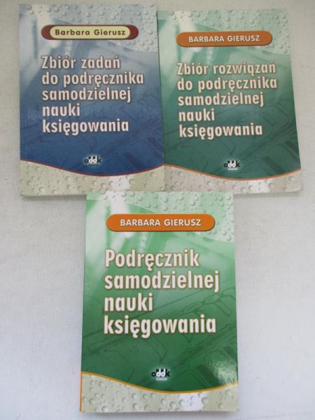 Zestaw 3 książek o tematyce księgowania