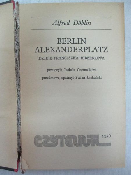 Doblin Alfred - Berlin Alexanderplatz