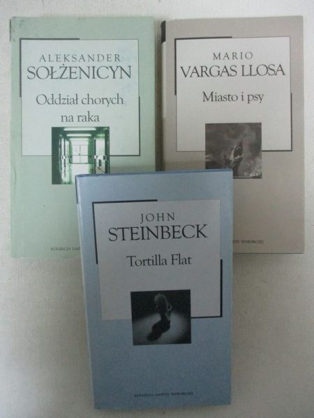 Mario Vargas Llosa, Sołżenicyn Aleksander, Steinbeck John - Kolekcja Gazety Wyborczej