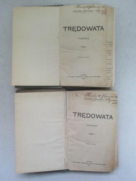 Trędowata, t. I-II, 1911 r.