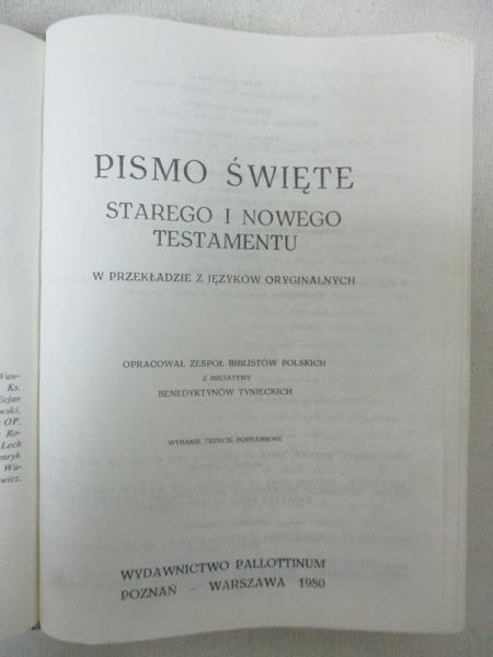 Dynarski Kazimierz (red.) - Pismo Święte Starego i Nowego Testamentu