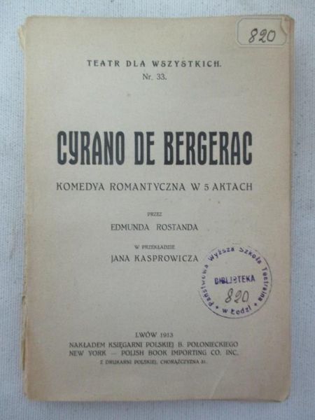 Cyrano de Bergerac, 1913 r.