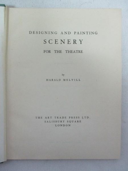 Designing and painting scenery for the theatre