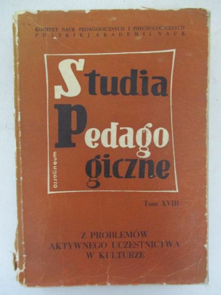 Nowacka Wanda (red.) - Z problemów aktywnego uczestnictwa w kulturze