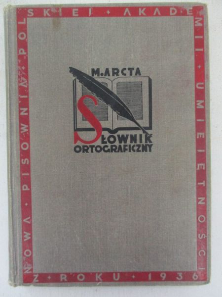 Słownik ortograficzny języka polskiego, 1936 r.