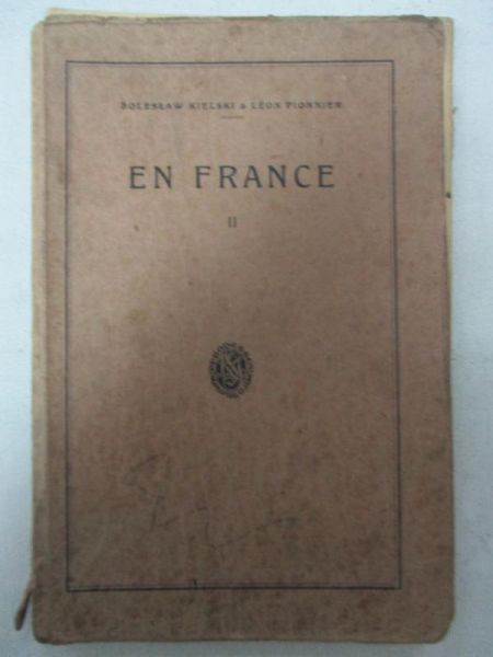 Kielski Boleslaw - En France, 1928 r.