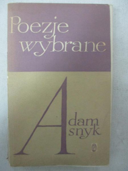 Asnyk Adam - Poezje wybrane