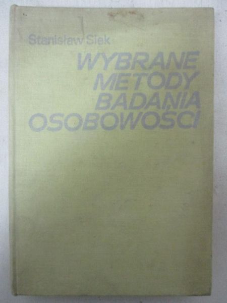 Wybrane metody badania osobowości