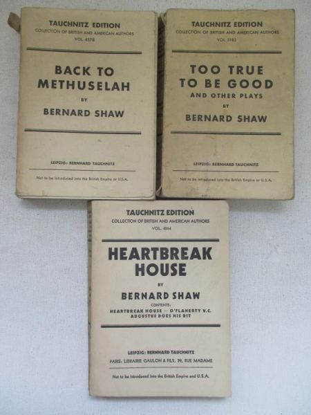 Heartbreak House/Too True to be Good/Back to Methuselah