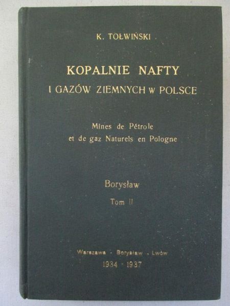Kopalnie nafty i gazów ziemnych w Polsce, 1934 r.