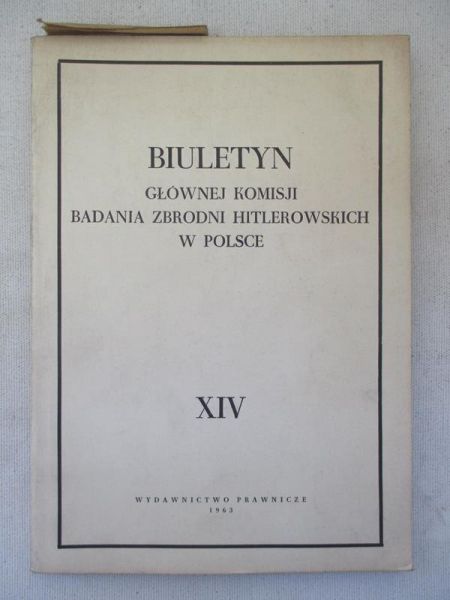 Datner Szymon - Biuletyn Głównej Komisji Badania Zbrodni Hitlerowskich w Polsce