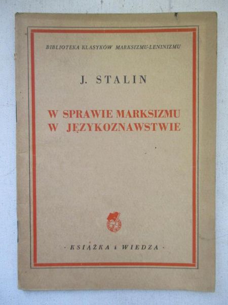 W sprawie marksizmu w językoznawstwie, 1950 r.