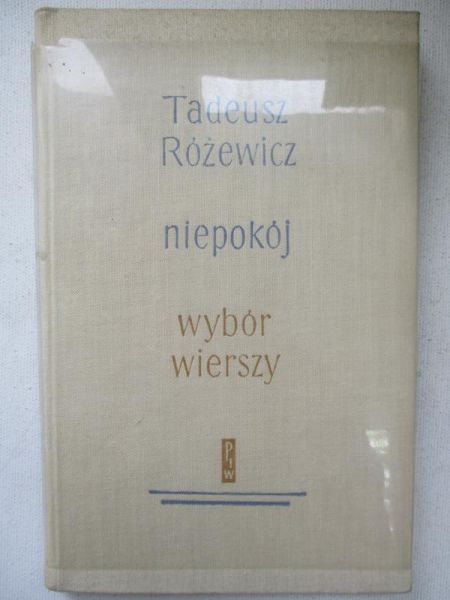 Niepokój. Wybór wierszy