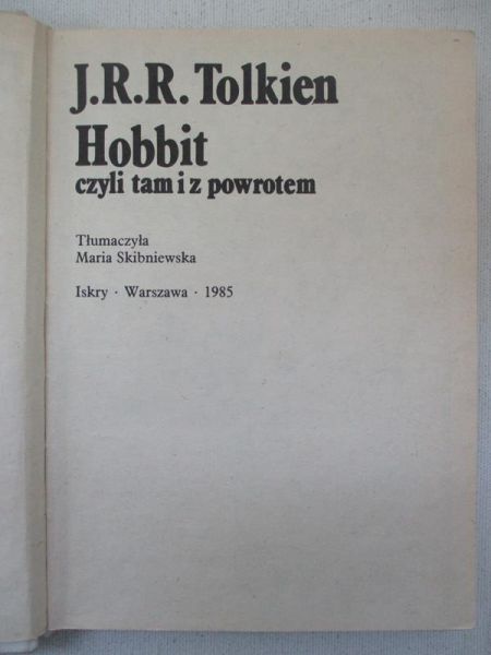 Hobbit, czyli tam i z powrotem