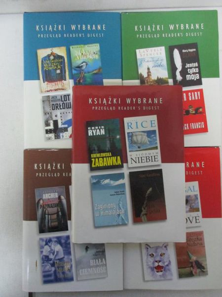 Książki wybrane Reader's Digest,  5 książek