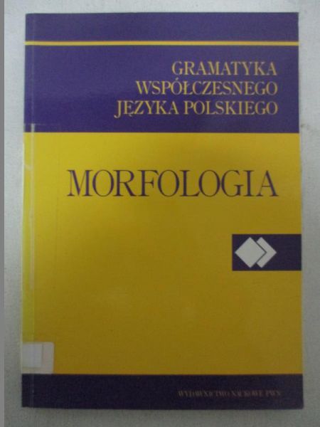 Morfologia. Gramatyka współczesnego języka polskiego