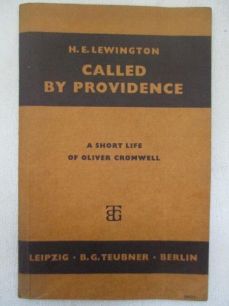 Lewington H.E. - Called by Providence, 1940