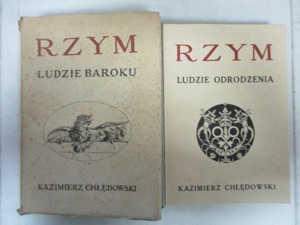 Rzym - ludzie odrodzenia / Rzym - ludzie baroku, 1931 r.