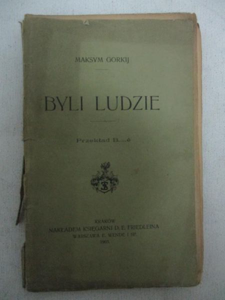 Byli ludzie, 1903 r.