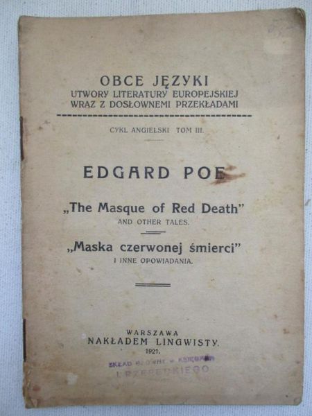 Poe Edgar  - The Masque of Red Death, 1921 r.