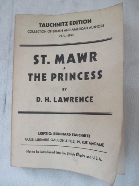 St. Mawr / The Princess, 1934r.