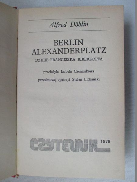 Doblin Alfred - Berlin Alexanderplatz