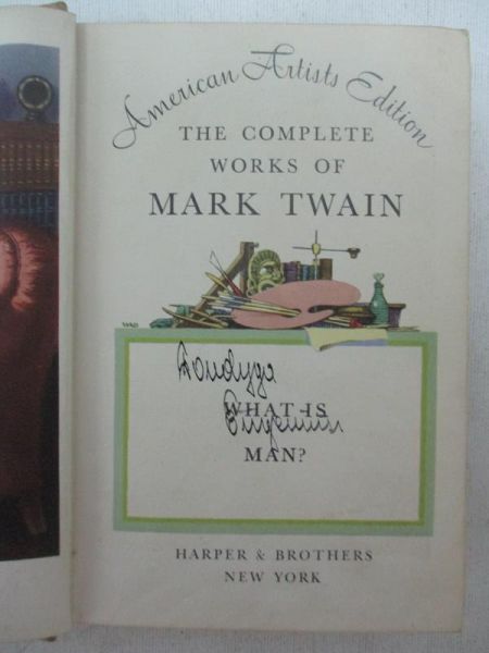 What is Man?, 1917 r.