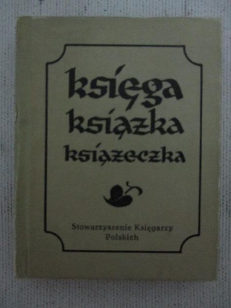 Księga, książka, książeczka. Miniatura
