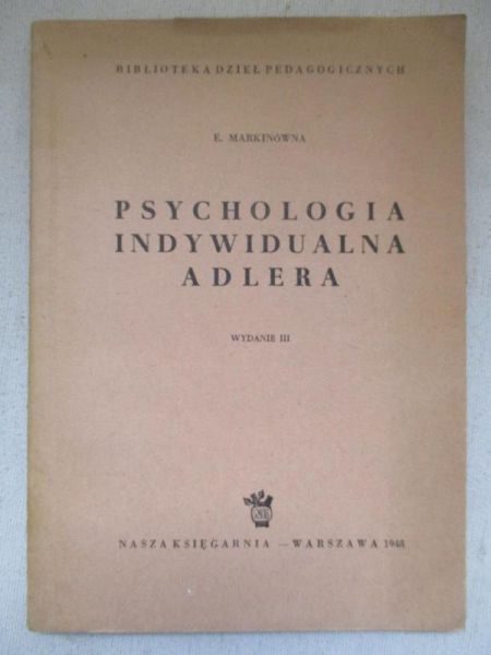 Psychologia indywidualna Adlera, 1984 r.