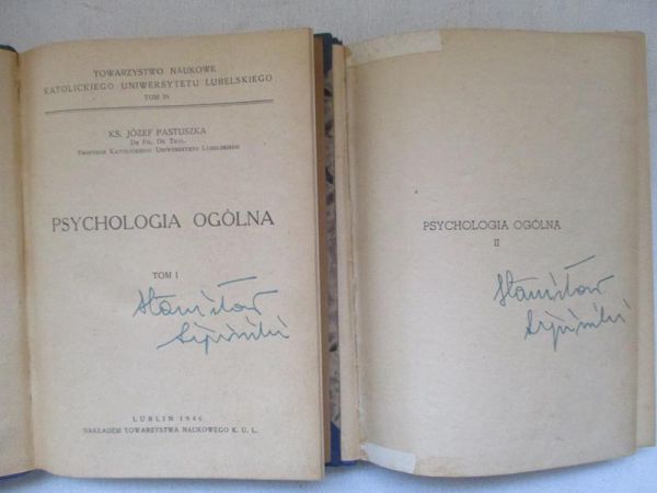 Psychologia ogólna. Tom I – II,  1946 r.